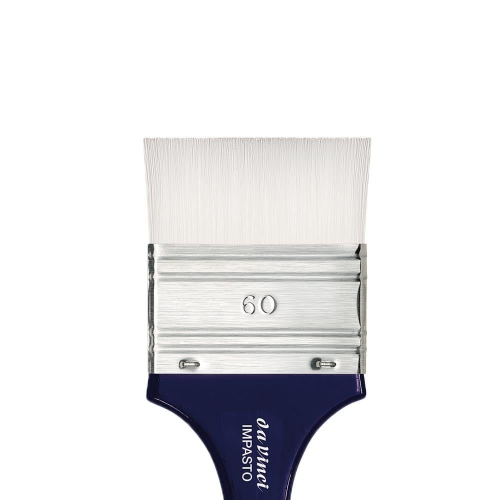 Da Vinci Impasto Beyaz Sentetik Geniş Düz Uçlu Geniş Yüzey Fırçası Seri 5025 No:60