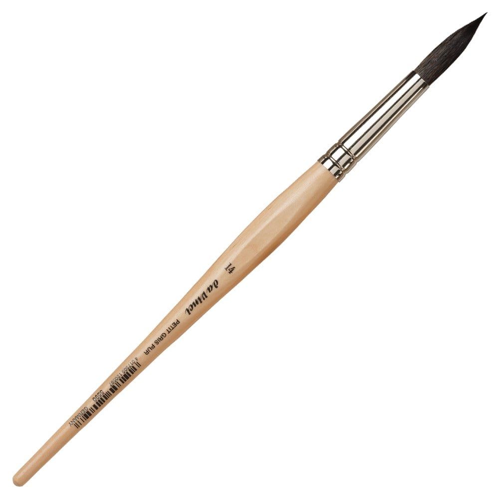 Da Vinci Petit Gris Mix Yuvarlak Sulu Boya Fırçası Seri 5590 No:14