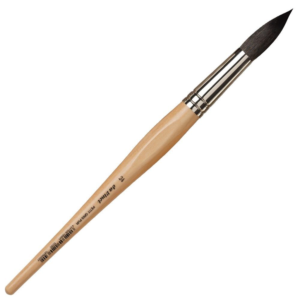 Da Vinci Petit Gris Mix Yuvarlak Sulu Boya Fırçası Seri 5590 No:24