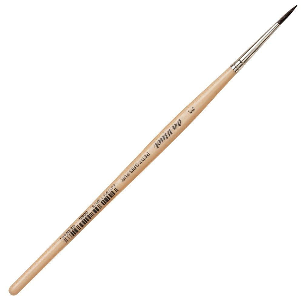 Da Vinci Petit Gris Mix Yuvarlak Sulu Boya Fırçası Seri 5590 No:3