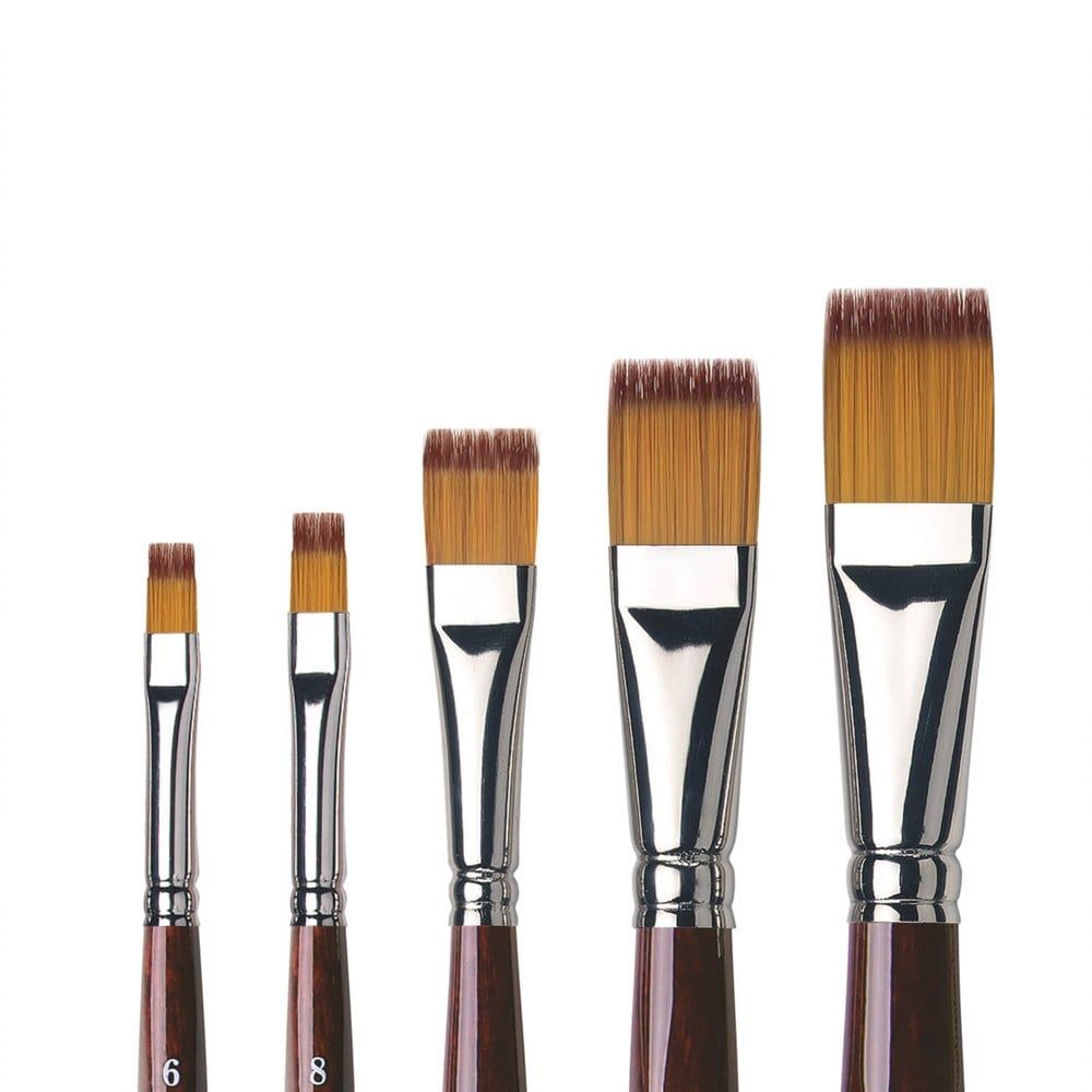  Da Vinci Vario Tip Sentetik Düz Uçlu Sulu Boya Ve Hobi Craft Fırçası Seri 1381 No:8