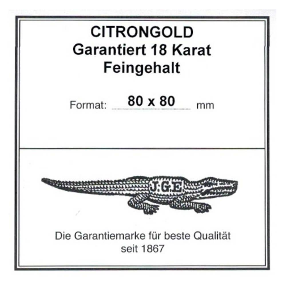 Eytzinger Citrongold 18 Karat Yeşil Defter Altın