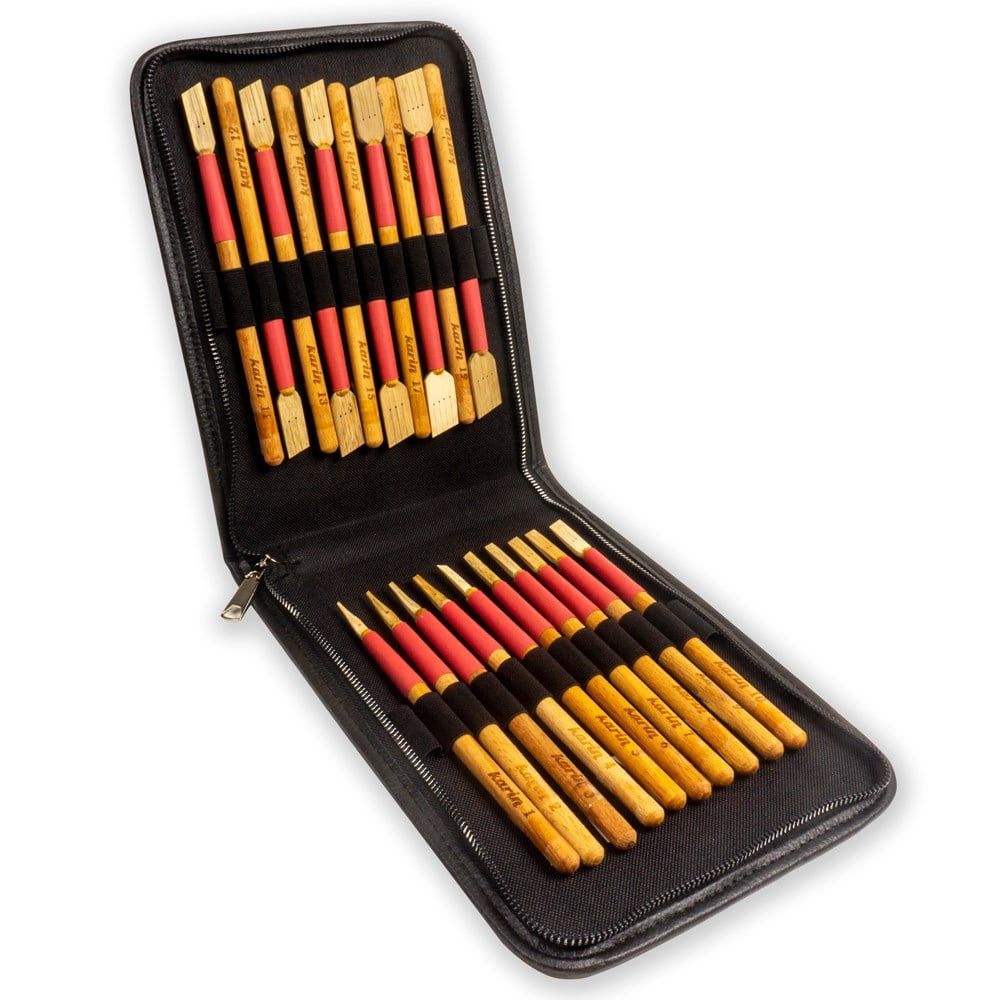 Karin Bambu Ağacı Kalem Seti Çantalı (1 mm - 20 mm)