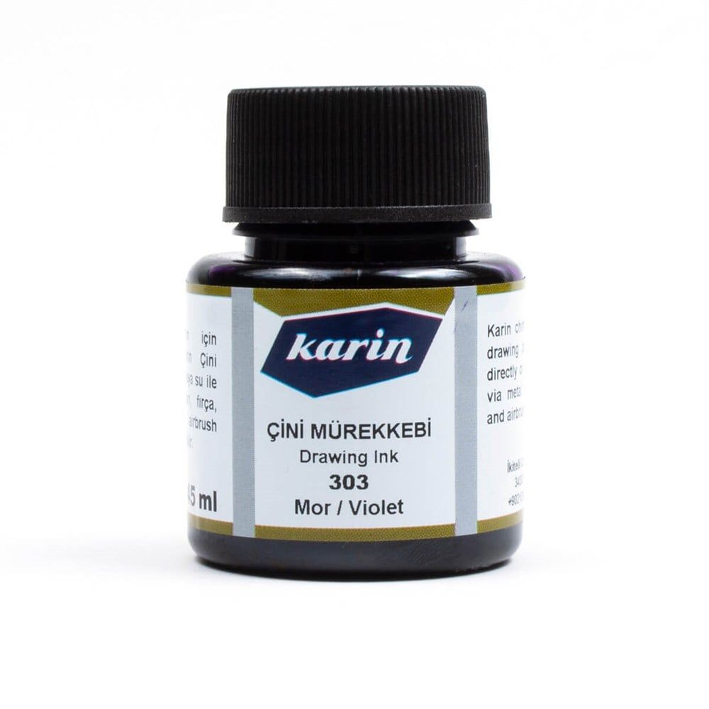  Karin Çini Mürekkebi Mor 45 ml