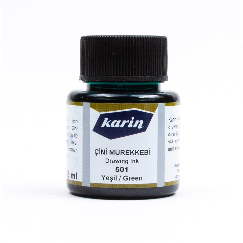  Karin Çini Mürekkebi Yeşil 45 ml