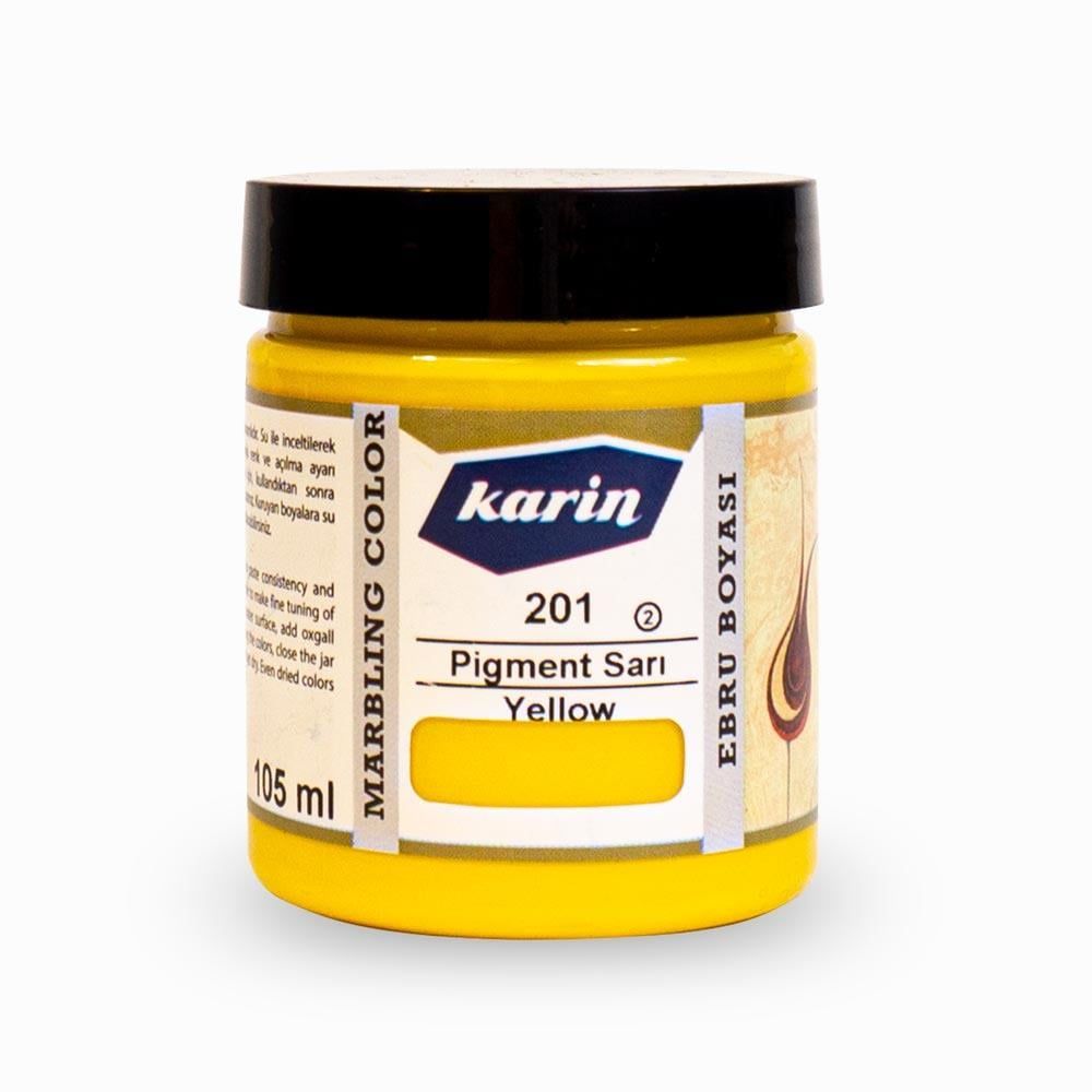 Karin Ebru Boyası 201 Pigment Sarı 105 ml