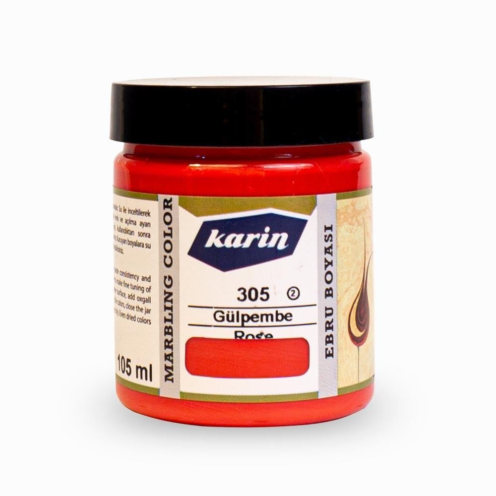 Karin Ebru Boyası 305 Gül Pembe 105 ml