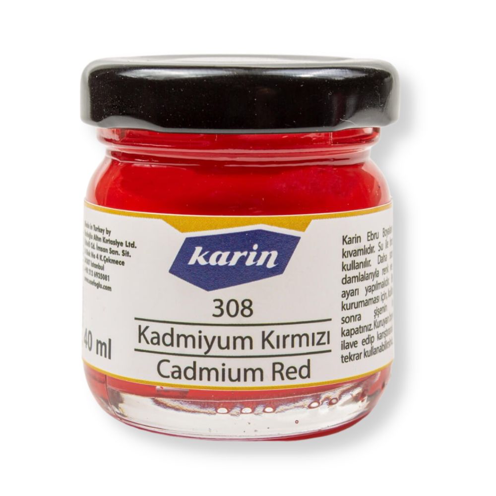 Karin Ebru Boyası 308 Cadmium Kırmızı 40 ml