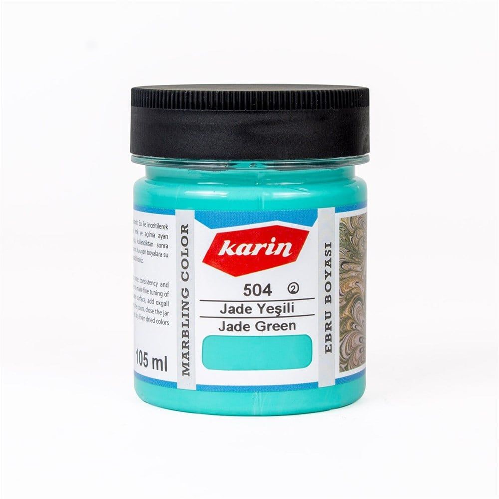 Karin Ebru Boyası 504 Jade Yeşili 105 ml