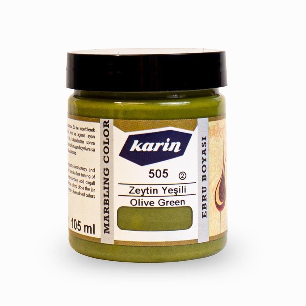  Karin Ebru Boyası 505 Zeytin Yeşili 105 ml