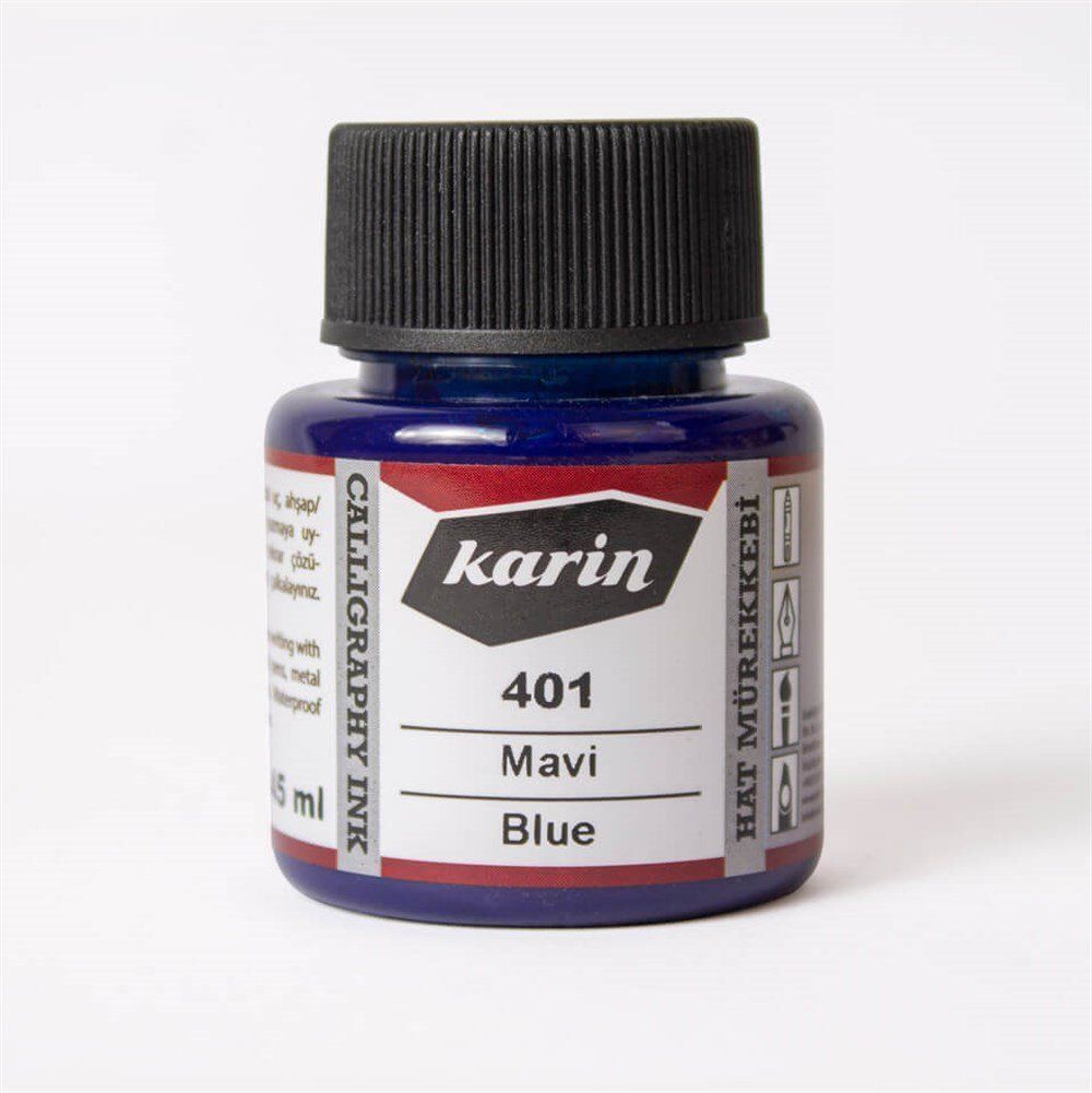  Karin Hat Mürekkebi 401 Mavi 45 ml