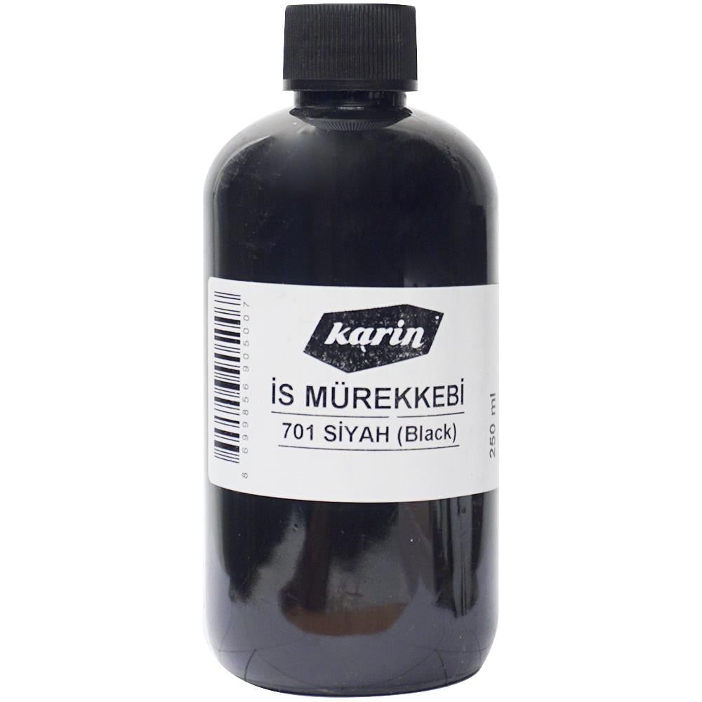 Karin Hat İs Mürekkebi 250 ml 701 Siyah