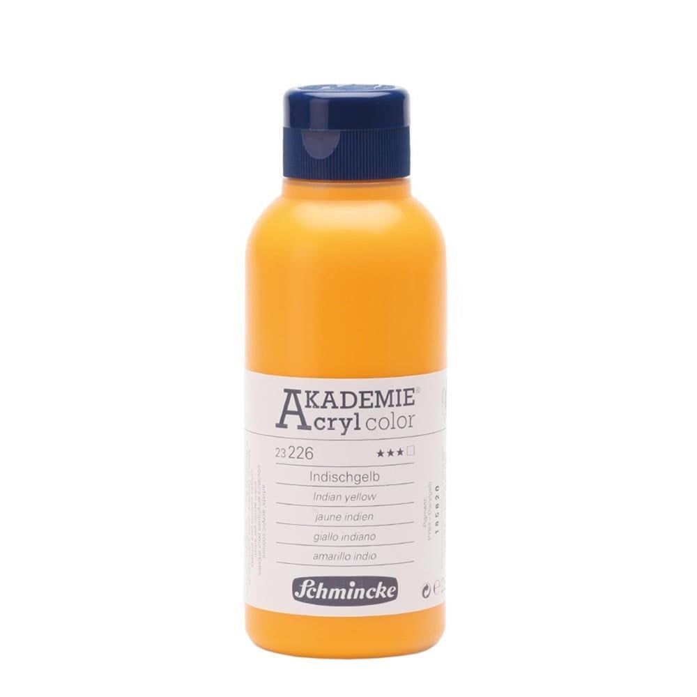 Schmincke Akademie Acryl Color Akrilik Boya 250 ml 226 Indian Yellow