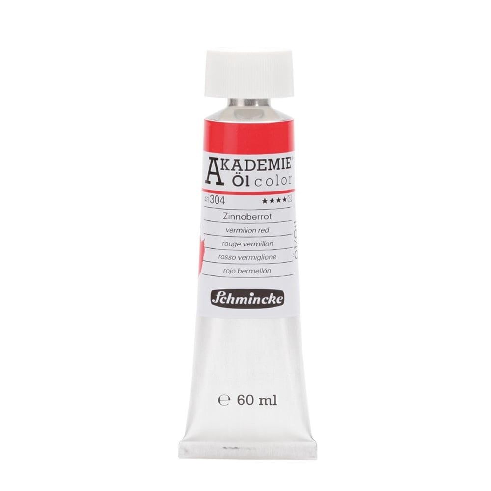 Schmincke Akademie Öl Color Yağlı Boya 60 ml Seri 1 304 Vermilion Red