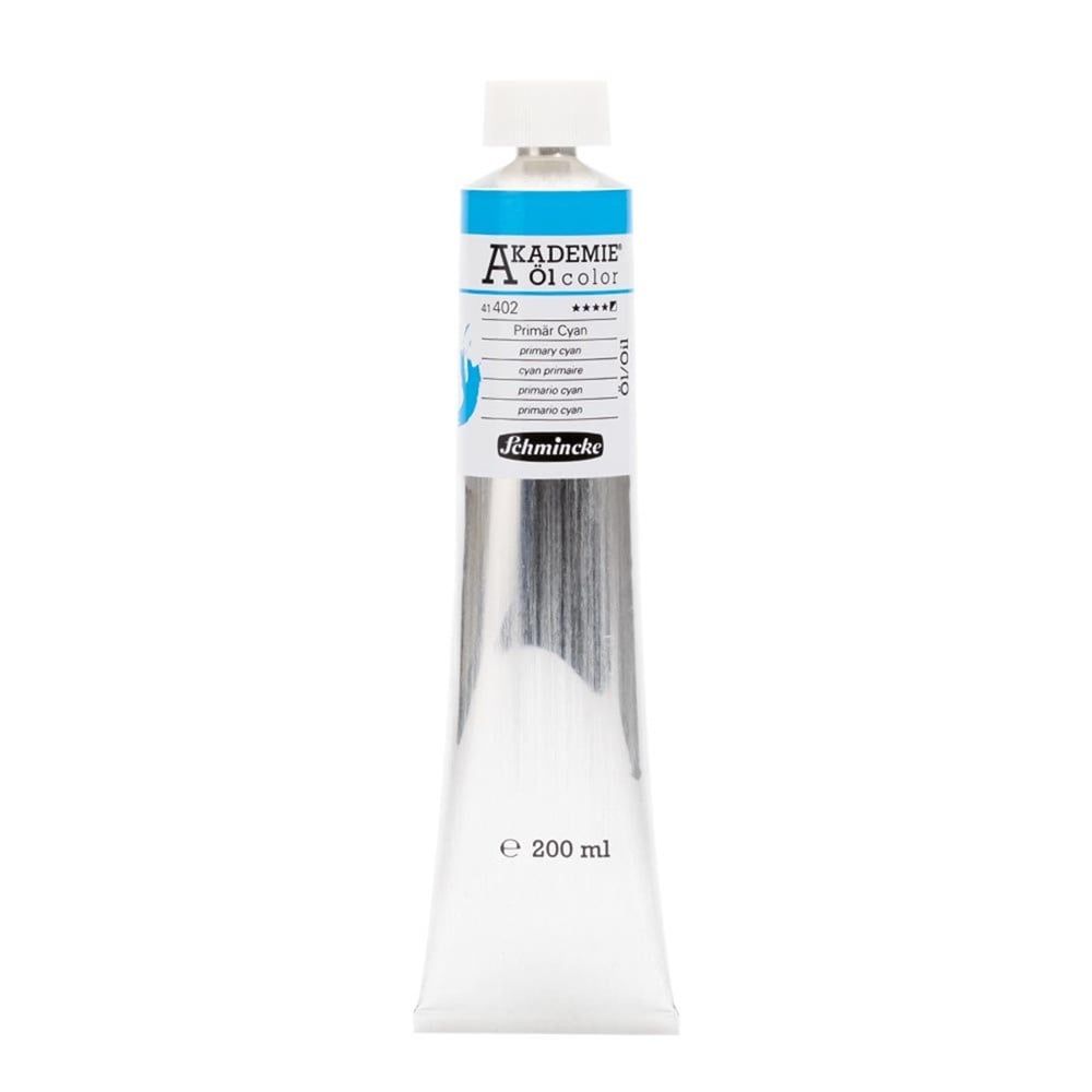Schmincke Akademie Öl Color Yağlı Boya 200 ml Seri 1 402 Primary Cyan