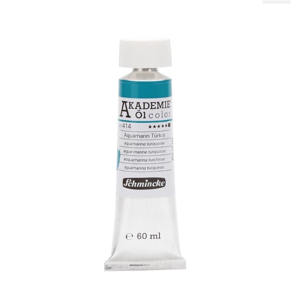 Schmincke Akademie Öl Color Yağlı Boya 60 ml Seri 1 414 Aquamarine Turquoise