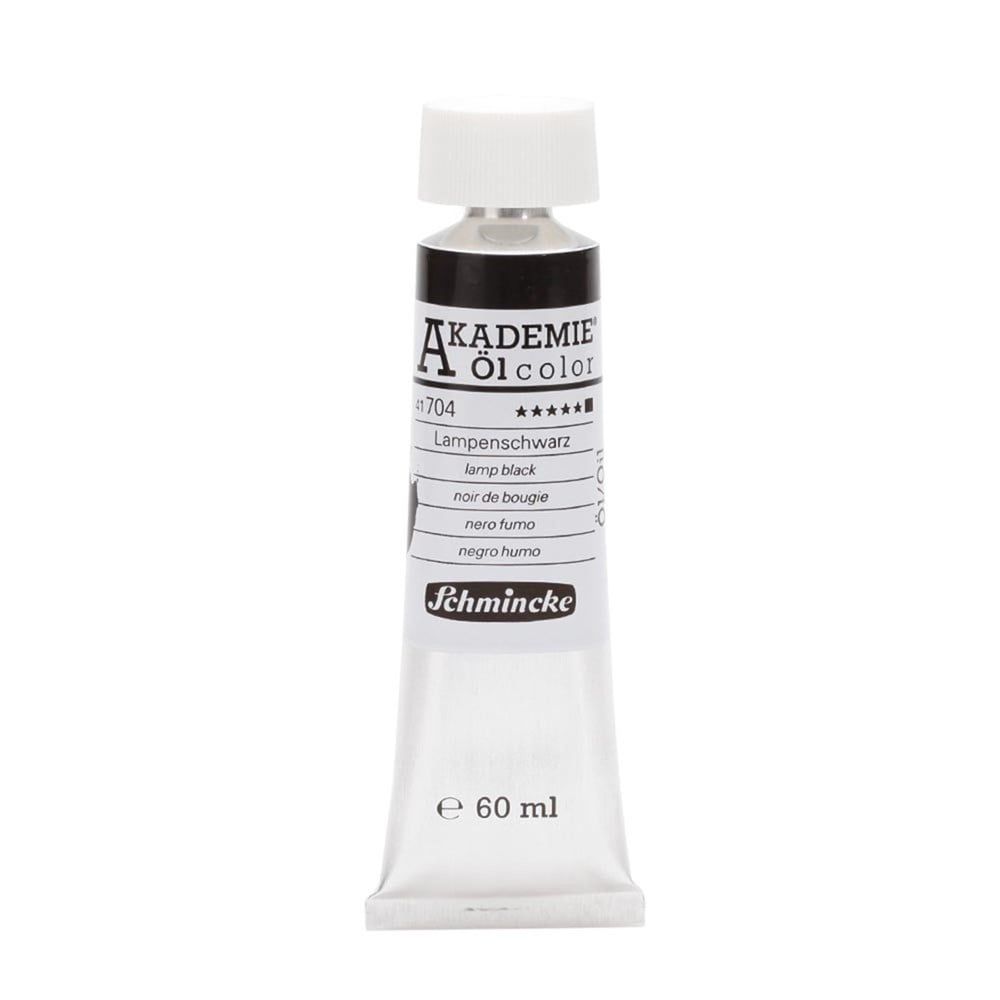 Schmincke Akademie Öl Color Yağlı Boya 60 ml Seri 1 704 Lamp Black