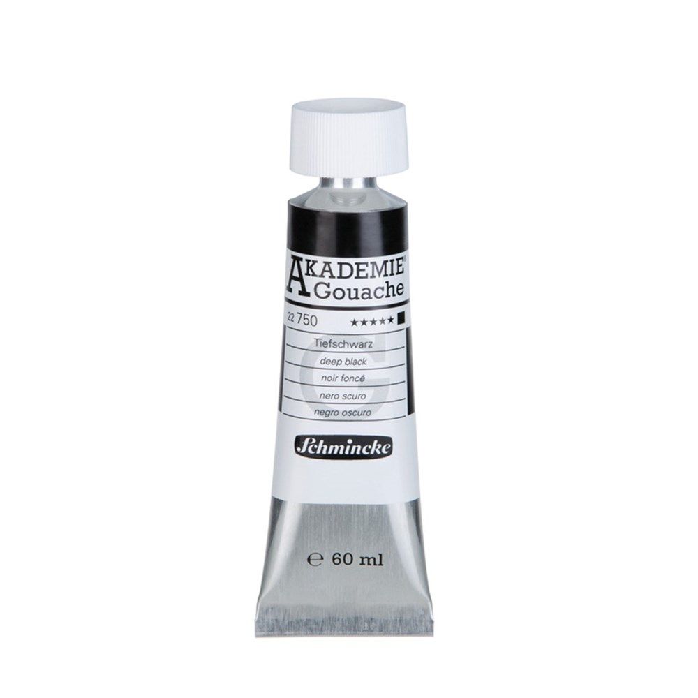 Schmincke Akademie Guaj Boya 60 ml 750 Deep Black