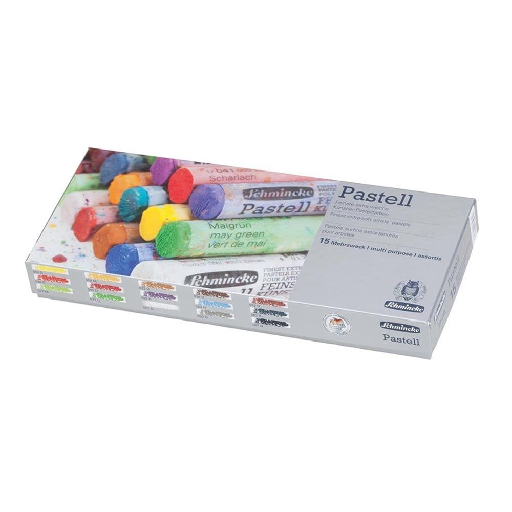  Schmincke Artist Soft Pastel Karton Kutulu Pastel Boya Seti Genel Amaçlı 15 Renk 77215