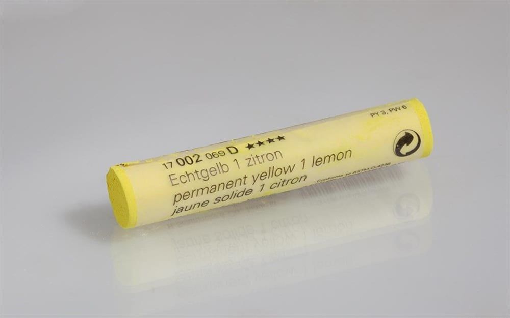 Schmincke Artist Soft Pastel Boya 002 D Permanent Yellow 1 Lemon