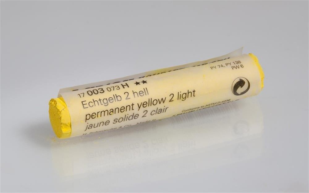 Schmincke Artist Soft Pastel Boya 003 H Permanent Yellow 2 Light