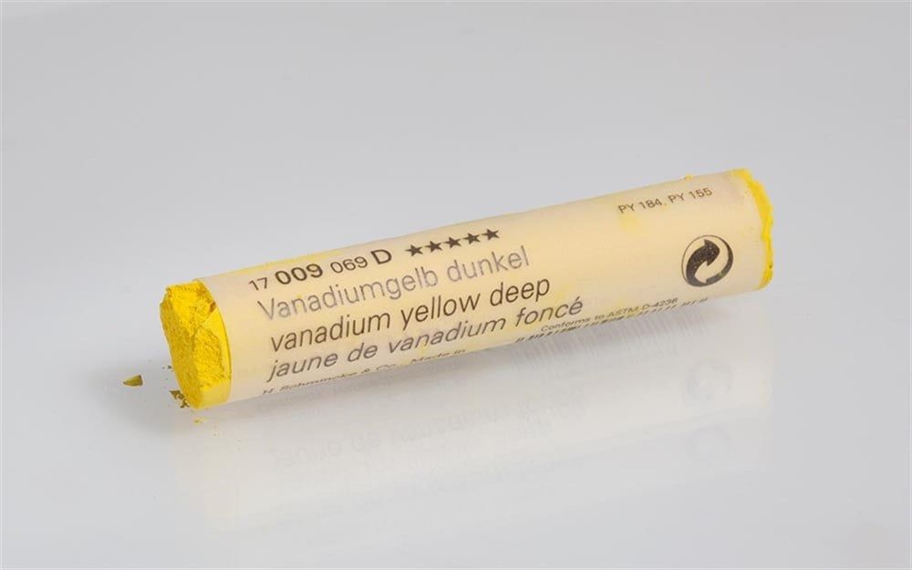 Schmincke Artist Soft Pastel Boya 009 D Vanadium Yellow Deep