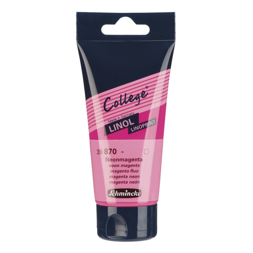 Schmincke College Linol Boya 75 ml 870 Neon Magenta