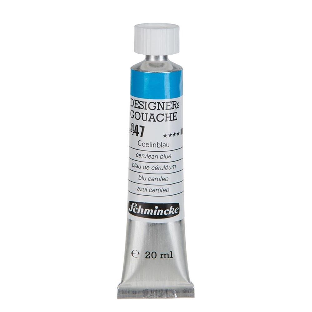 Schmincke Hks Designers\' Gouache Guaj Boya 20 ml Tüp 447 Cerulean Blue