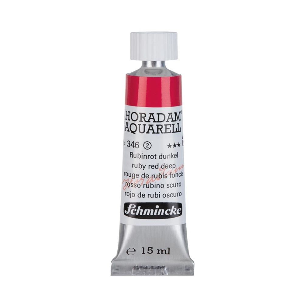 Schmincke Horadam Aquarell Artist Sulu Boya 15 ml Tüp Seri 2 346 Ruby Red Deep