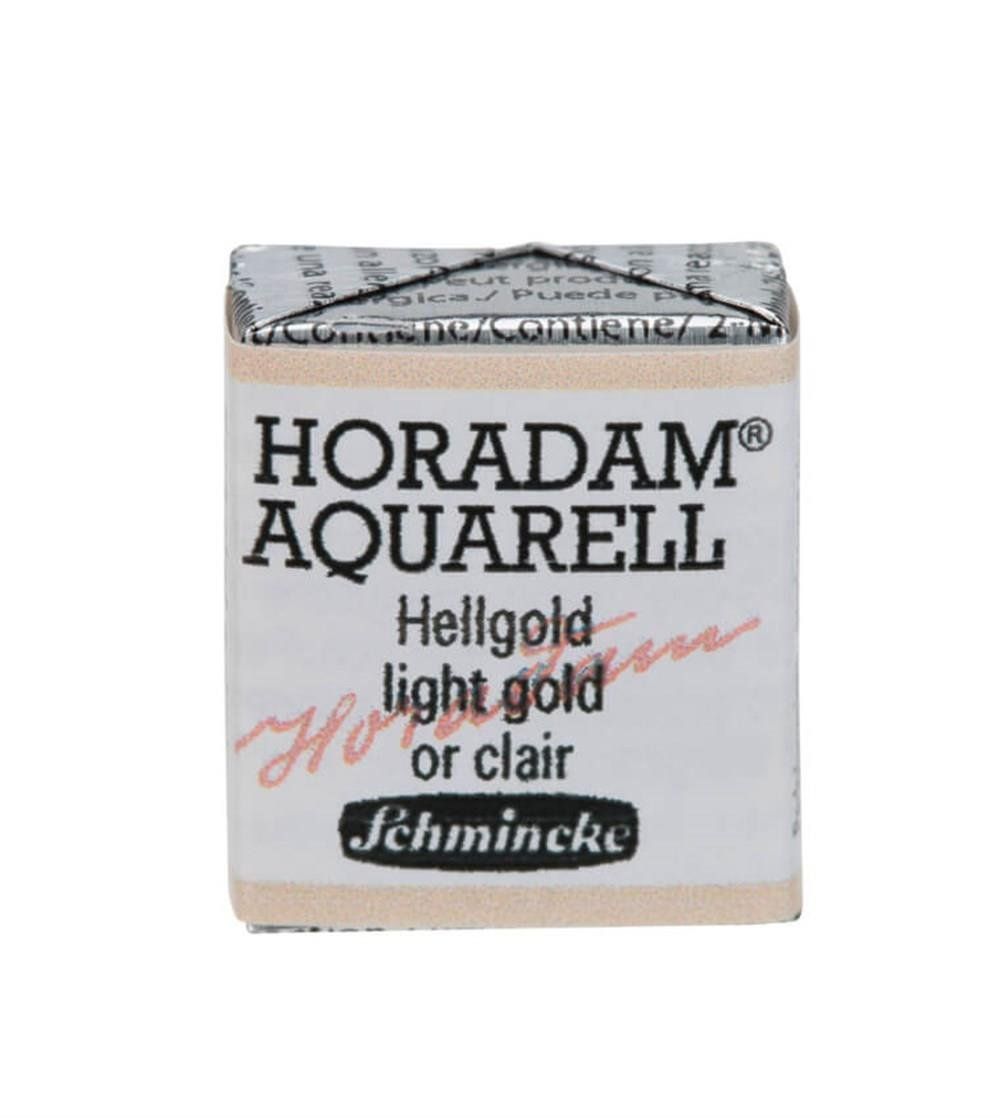 Schmincke Horadam Aquarell Yaldız Sulu Boya Yarım  Tablet 899 Light Gold