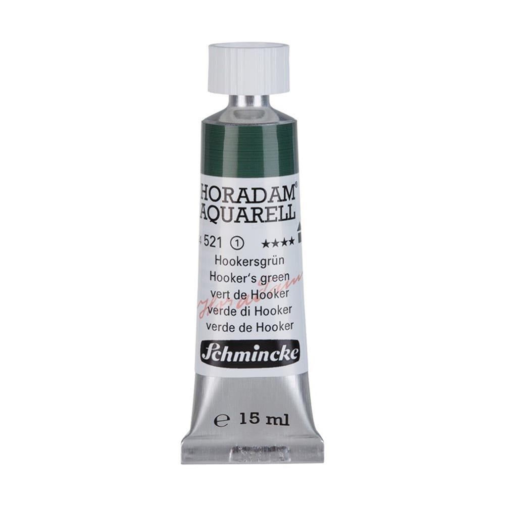Schmincke Horadam Aquarell Artist Sulu Boya 15 ml Tüp Seri 1 521 Hooker'S Green