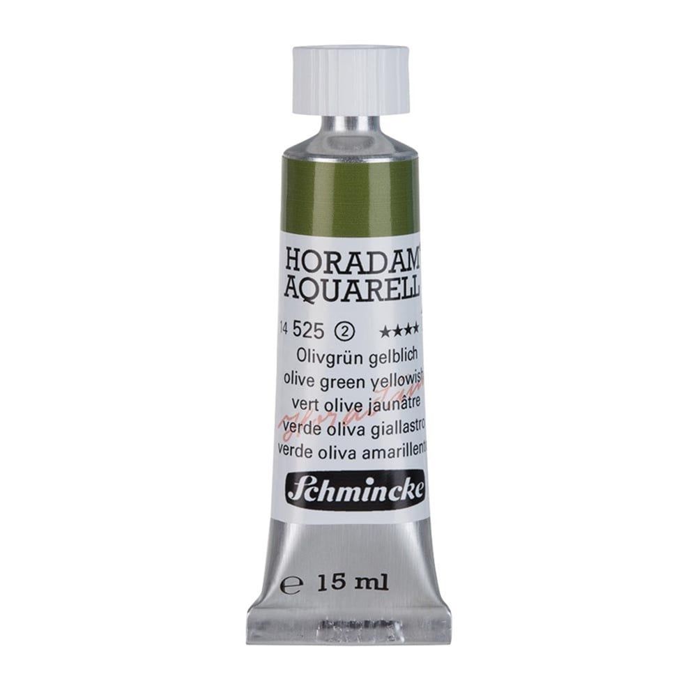 Schmincke Horadam Aquarell Artist Sulu Boya 15 ml Tüp Seri 2 525 Olive Green Yellowish