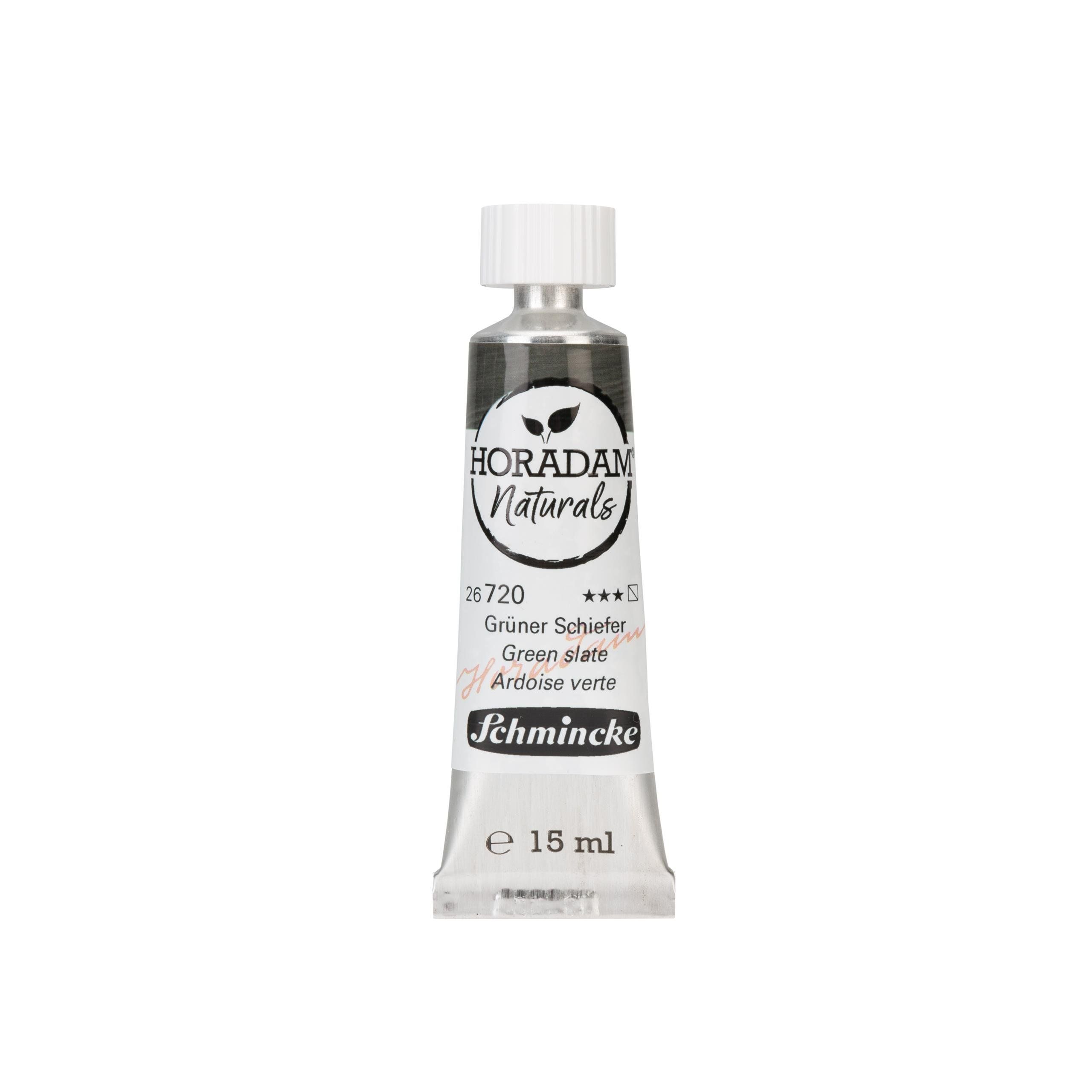 Schmincke Horadam Aquarell Naturals Vegan Suluboya 15 ml Tüp 720 Green Slate