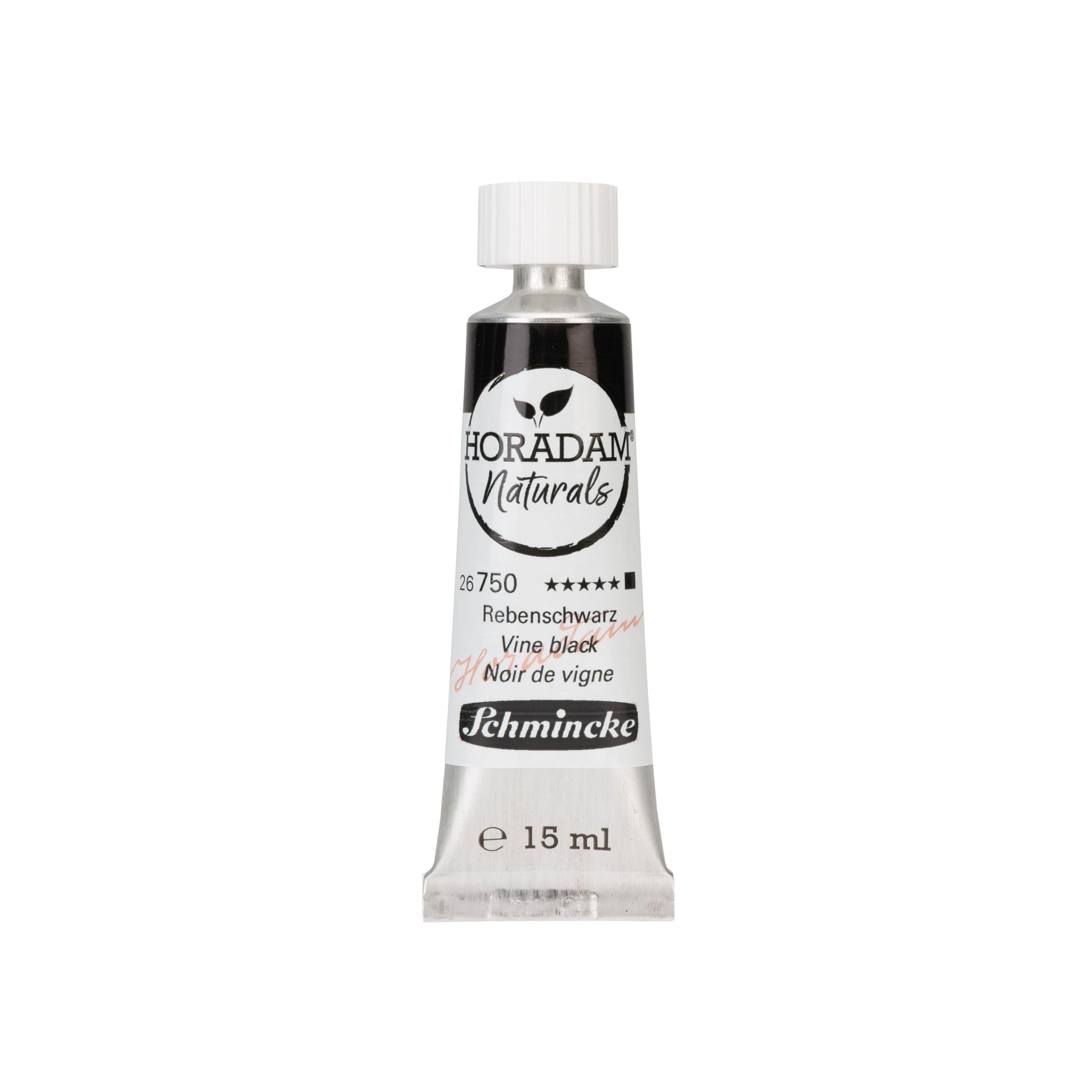 Schmincke Horadam Aquarell Naturals Vegan Suluboya 15 ml Tüp 750 Vine Black