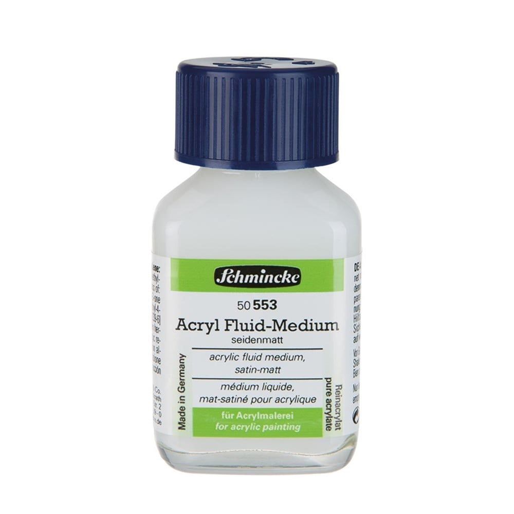 Schmincke Medium 553 Fluid Medium Semi Mat Yarı Mat Sıvı Akrilik Medyumu 60 ml
