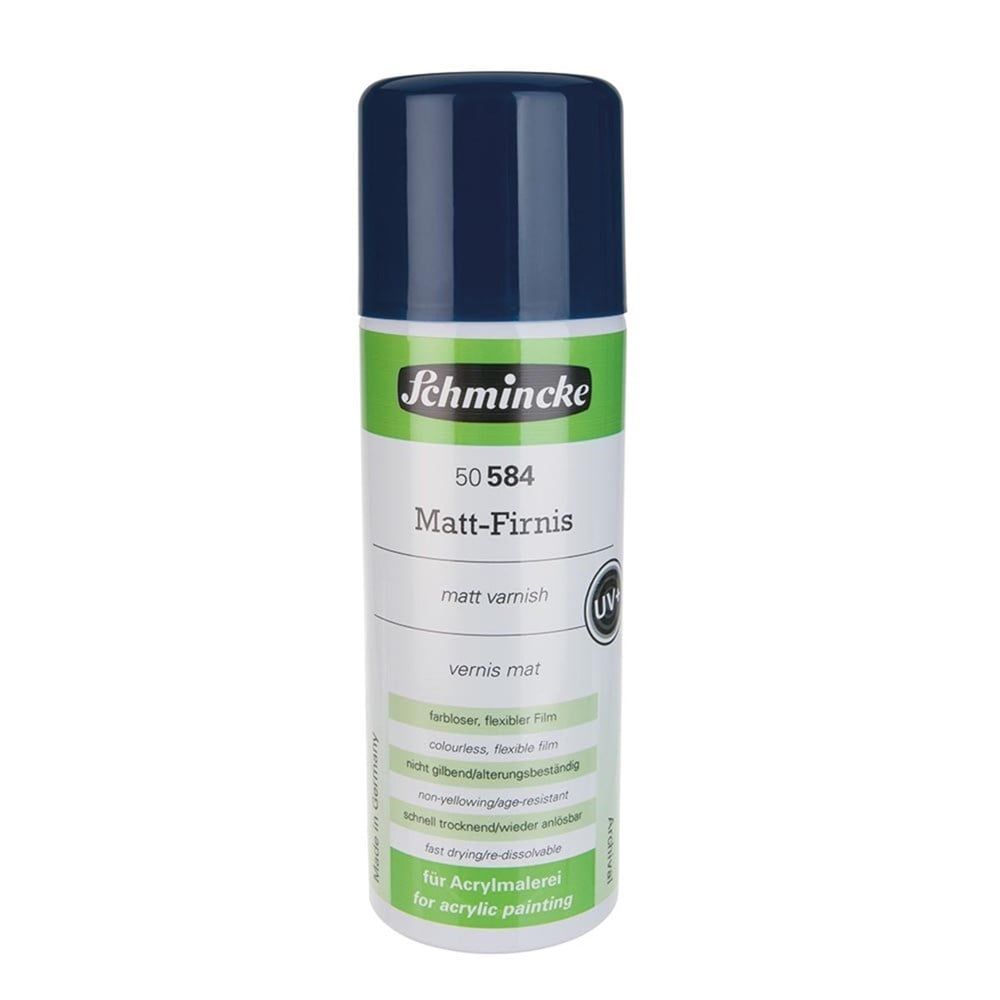  Schmincke Medium 584 Matt Varnish Uv Korumalı Mat Sprey Vernik 300 ml