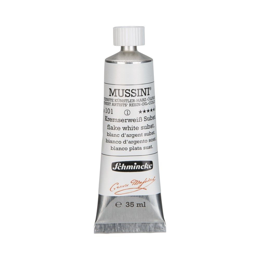 Schmincke Mussini Artist Yağlı Boya 35 ml Seri 1 101 Flake White Subst.