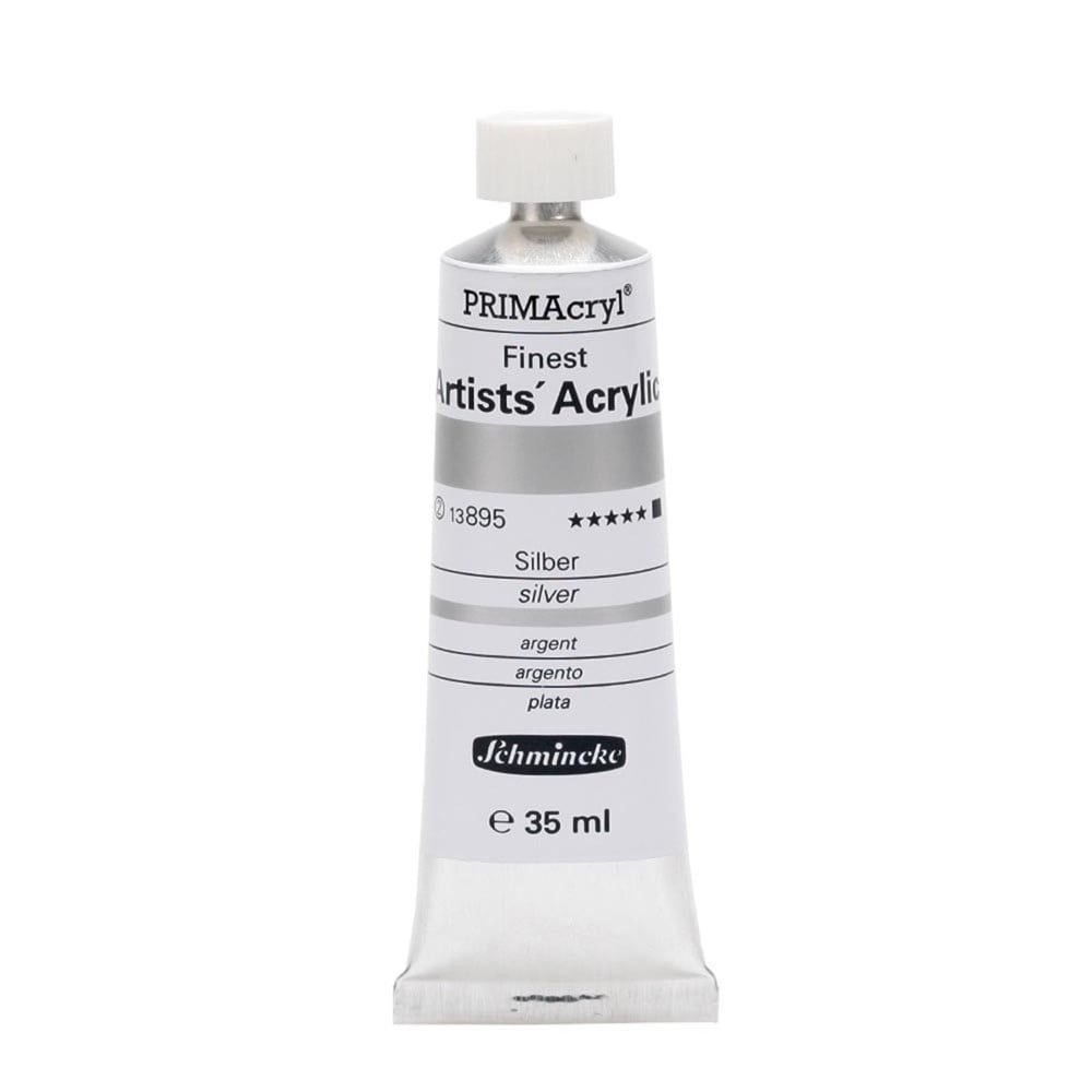  Schmincke Primacryl Artist Akrilik Boya 35 ml Seri 2 895 Silver