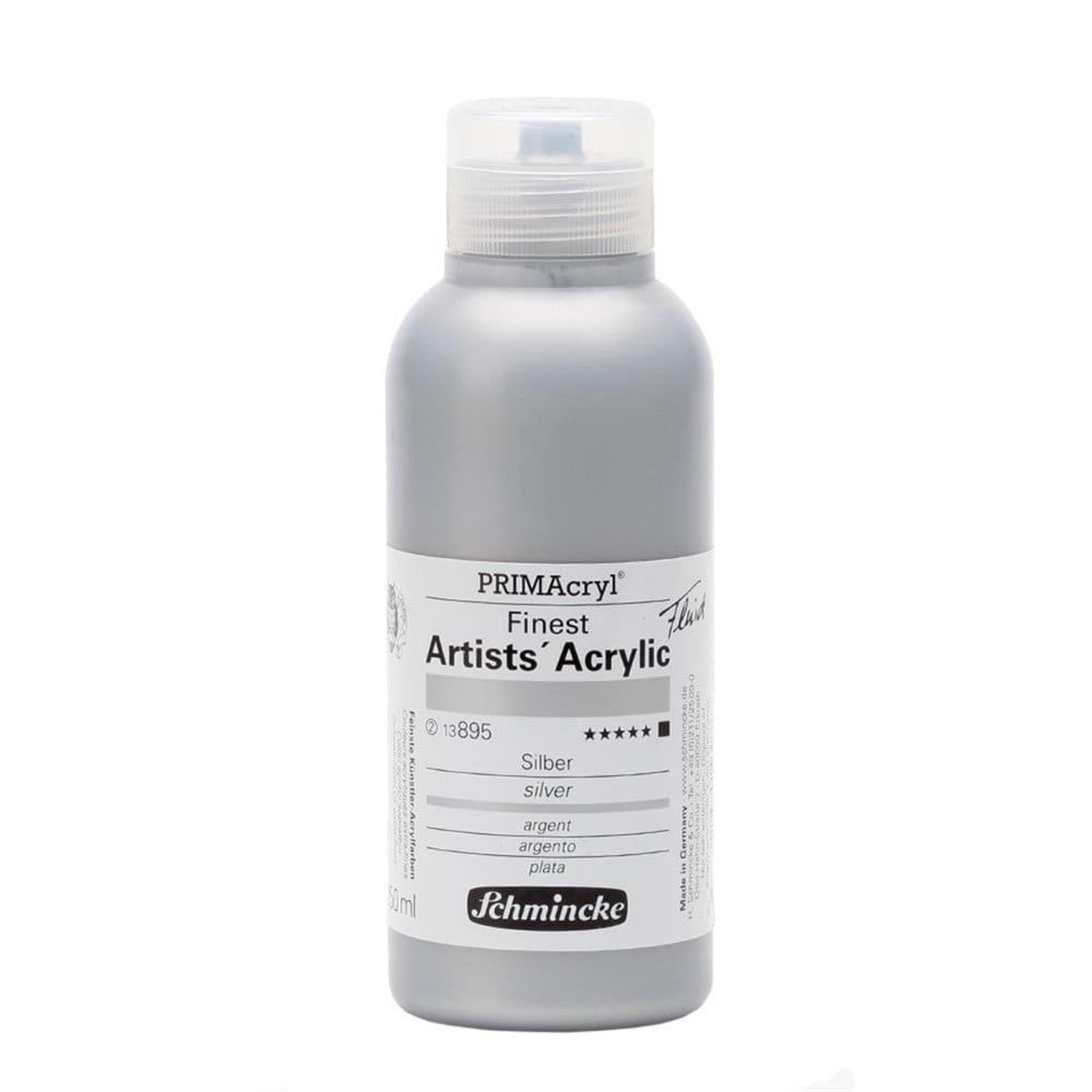  Schmincke Primacryl Artist Akrilik Boya 250 ml Seri 2 895 Silver