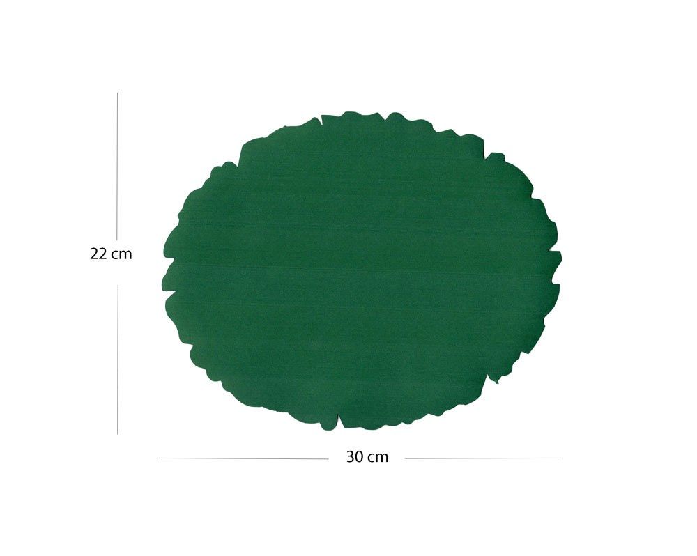 Tezhip ve Minyatür Kağıdı Yeşil, Muhallebi (Nişasta) Aharlı Oval 22-30 cm