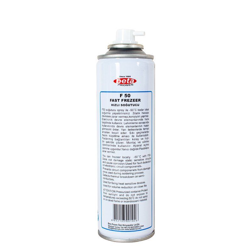  SOĞUTUCU SPREY BETA F-50  200 ML KT-50