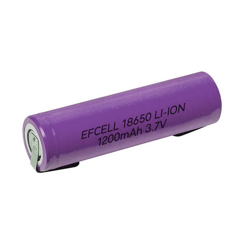  EFCELL 18650 3.7 VOLT 1200 MAH LİTHIUM LION PUNTALIPİL- (BAŞLIKSIZ PUNTALI) MAVİ