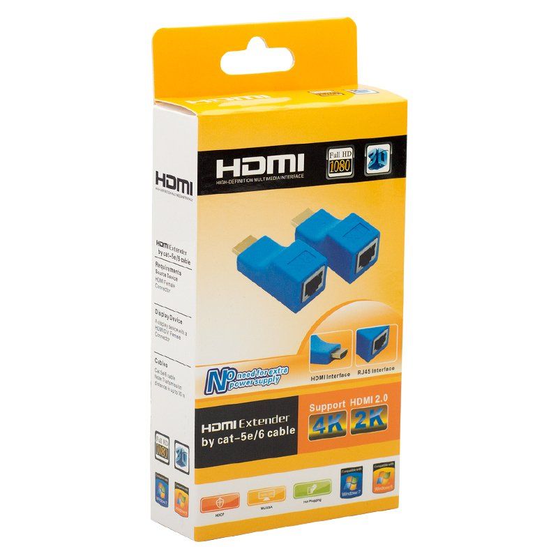  FULLY H-608F 4K HDMI TO CAT5/CAT6 30 METRE UZATICI EXTENDER