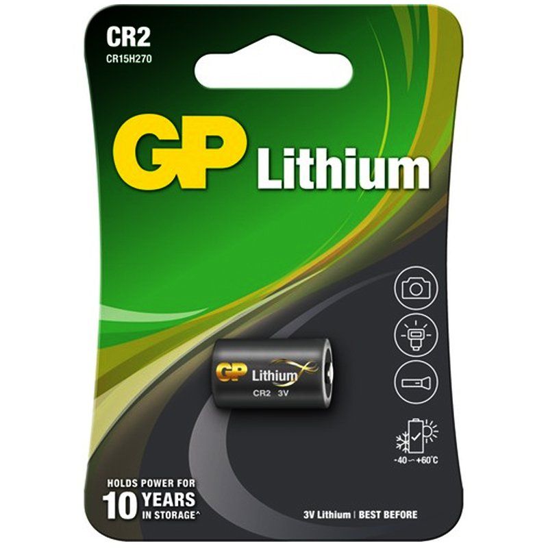  GP CR2 3 VOLT LİTHİUM FOT.MAK. PİLİ (CR2E-2UE1)