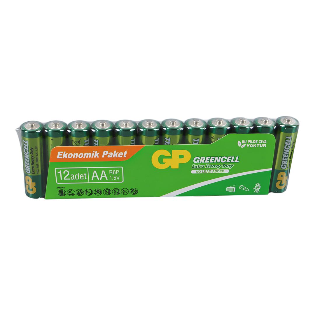  GP 15G-GREENCELL KALEM PİL (12Lİ PAKET)(GP 15G-2VS12)