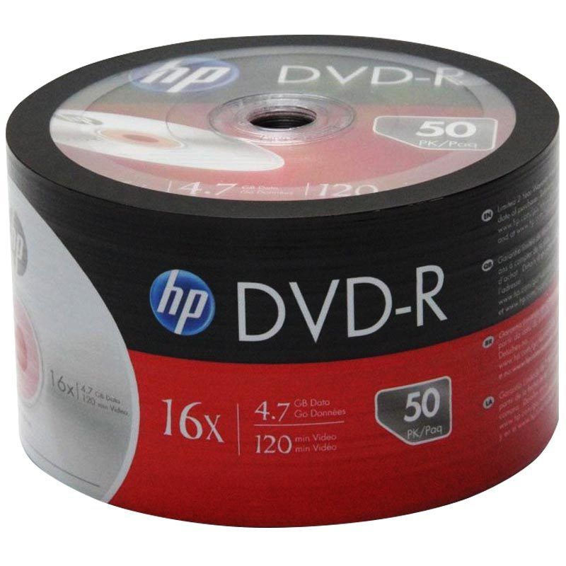  HP DME00070-3 DVD-R 4.7 GB 120 MİN 16X 50Lİ PAKET FİYAT