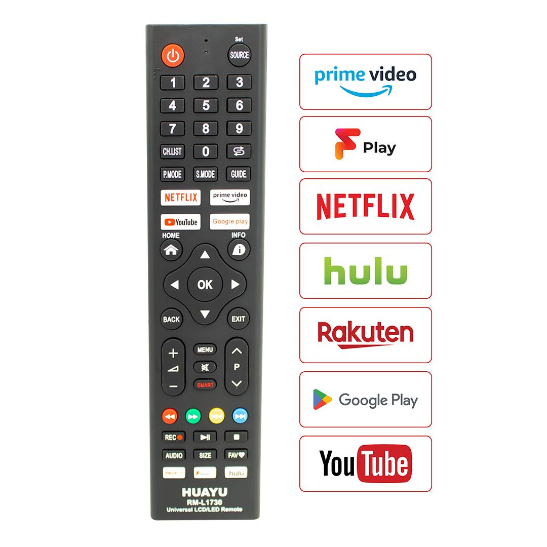 HUAYU KL RM-L1730 NETFLIX-YOUTUBE-GOOGLE PLAY TUŞLU UNIVERSAL LCD LED TV KUMANDA