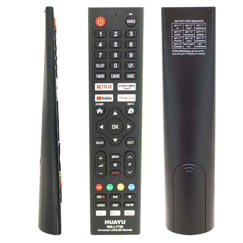  HUAYU KL RM-L1730 NETFLIX-YOUTUBE-GOOGLE PLAY TUŞLU UNIVERSAL LCD LED TV KUMANDA