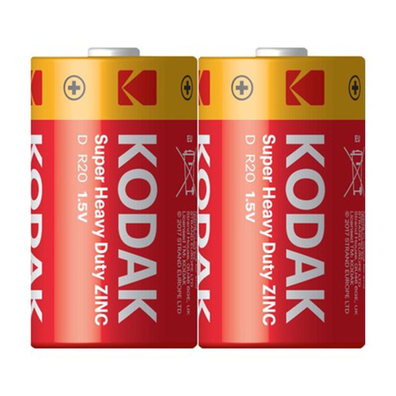 KODAK SUPER HEAVY DUTY D BOY (R20) PİL 2Lİ PAKET