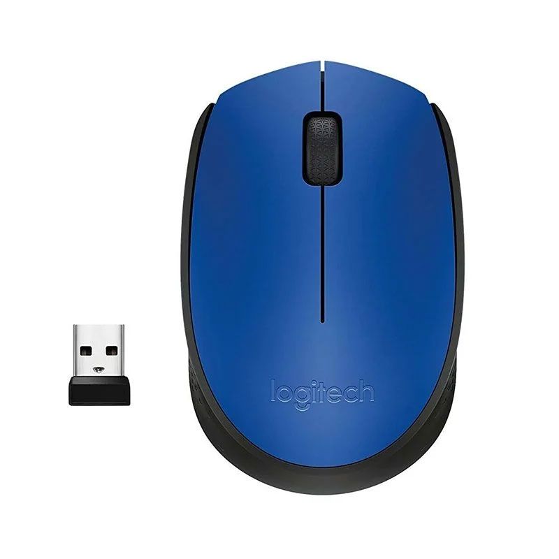  LOGITECH M171 KABLOSUZ USB MAVİ MOUSE